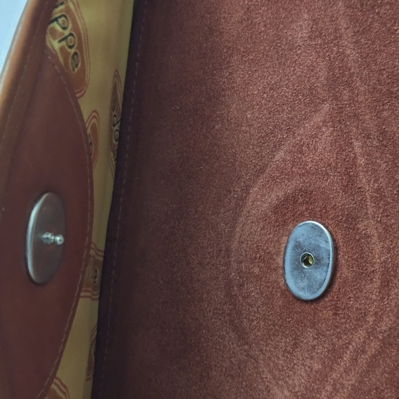 Phillippe Suede Clutch Bag – Vintage, Deadstock, 70s Style, Made in USA - Picture 10 of 10